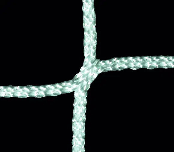Fotbollsnät 7,32 x 2,44 m EURO, vitt