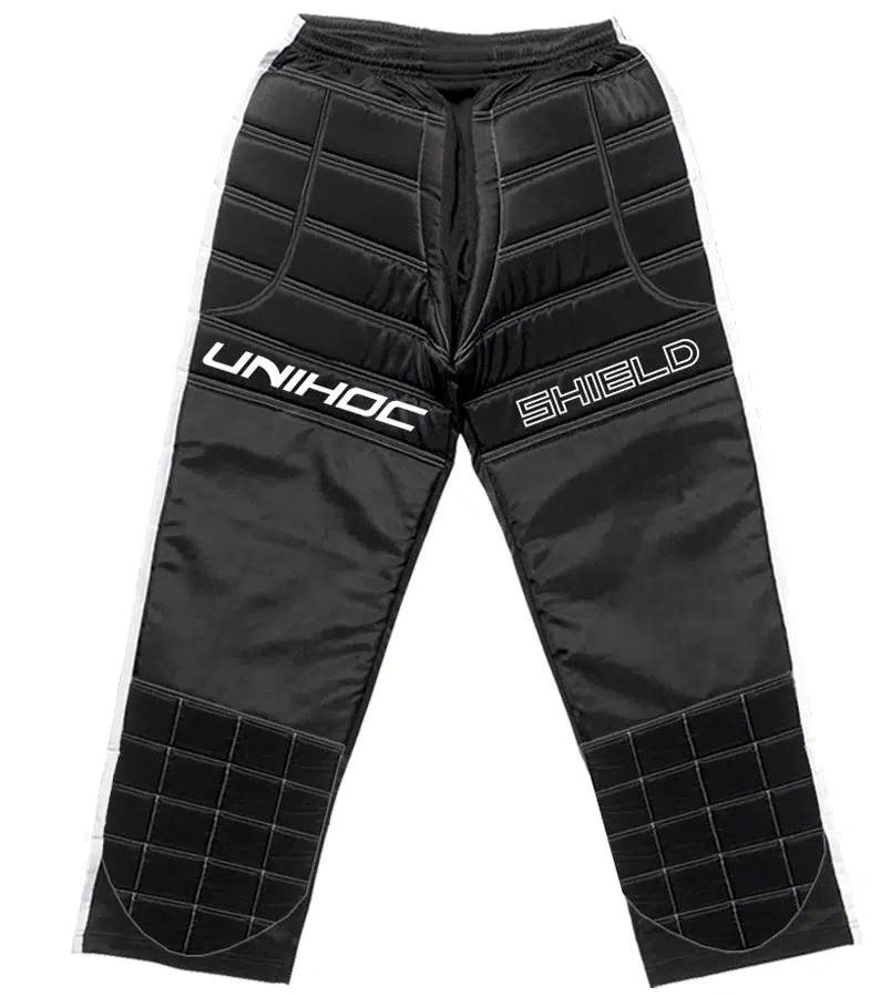 Målvaktsbyxa UNIHOC Shield, svart/vit