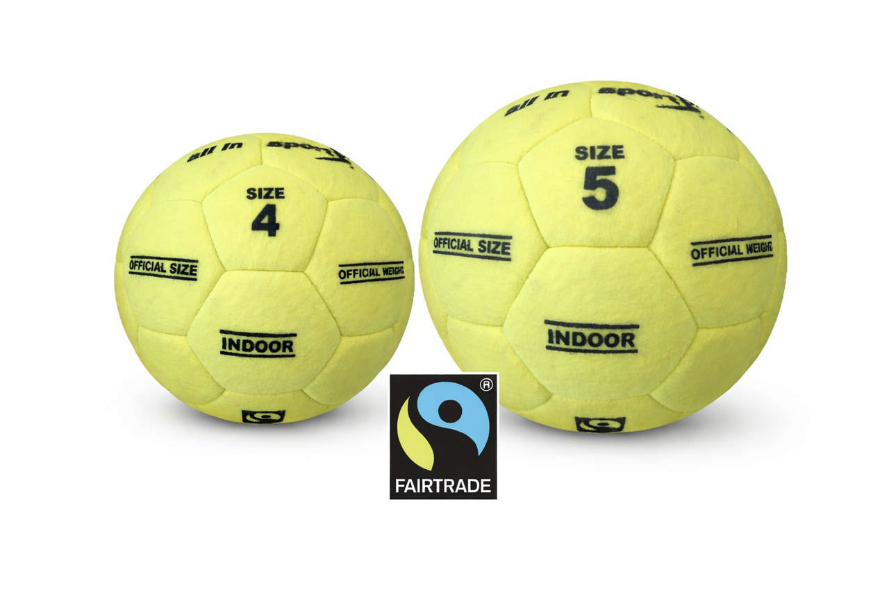 Fotboll ALL IN SPORT Indoor Filt Fairtrade