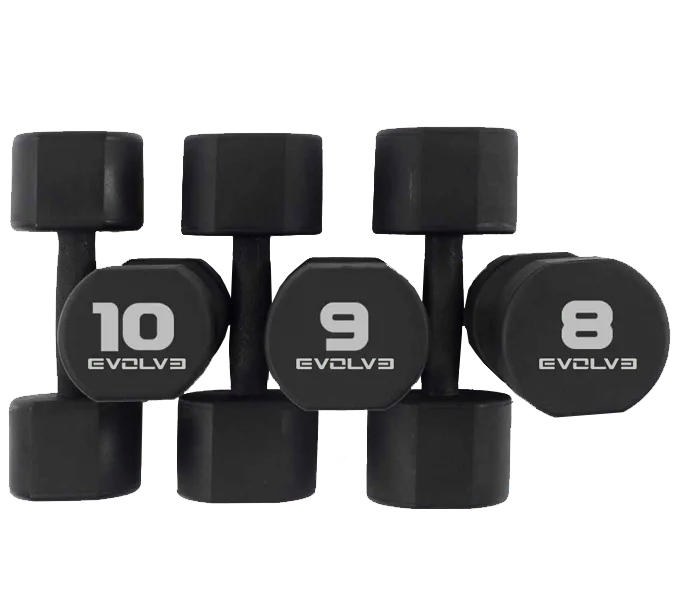 PU-käsipaino Evolve TPU Urethane 1-10kg