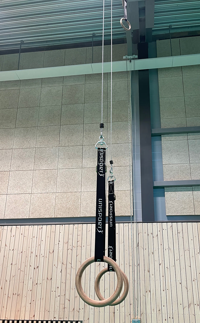 Romerska ringar RANTZOWS J102, max 9000 mm takhöjd