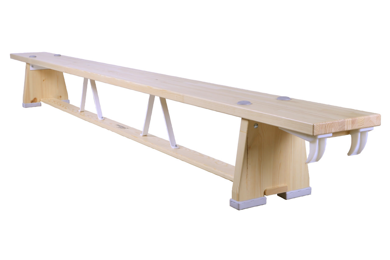 Gymnastikkbenk 3m, montert