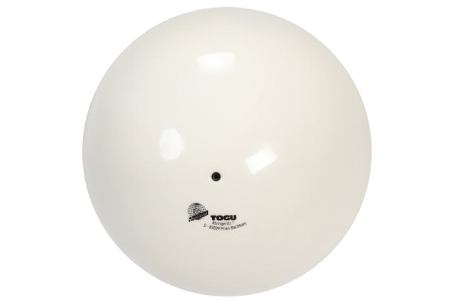 Gymnastikboll Pumpbar, vit