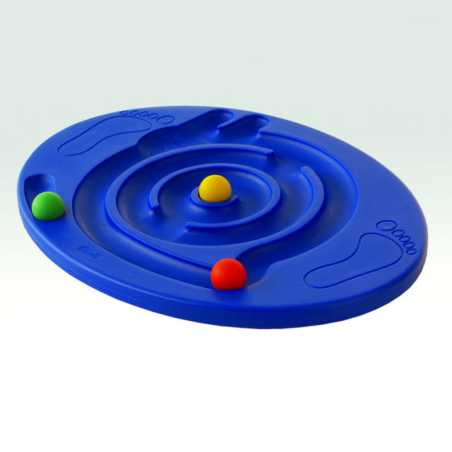 Balanseplate med labyrint