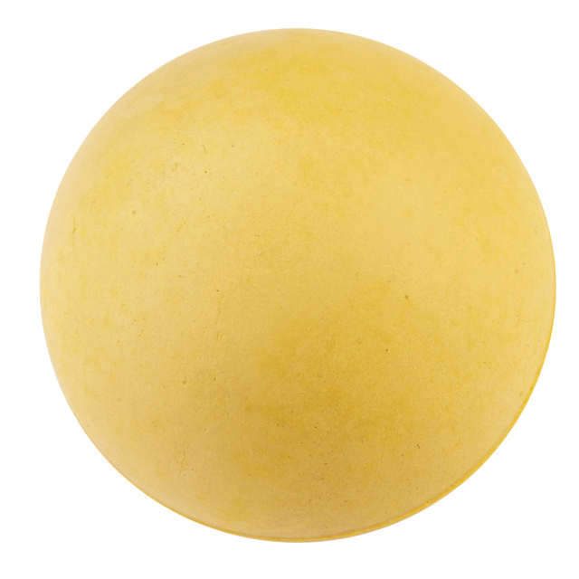Gummiball 63 mm, gul