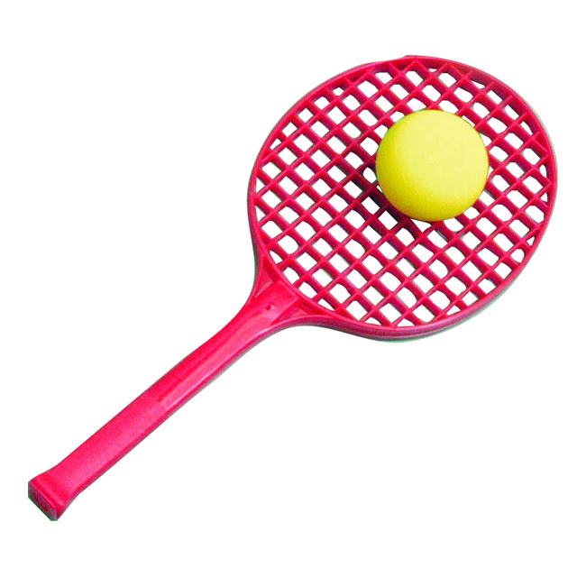 Minitennisracket Pop, lekracket, plast