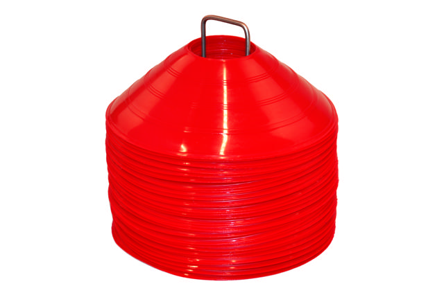 Markeringskjegle Liten 50 pk, Rød