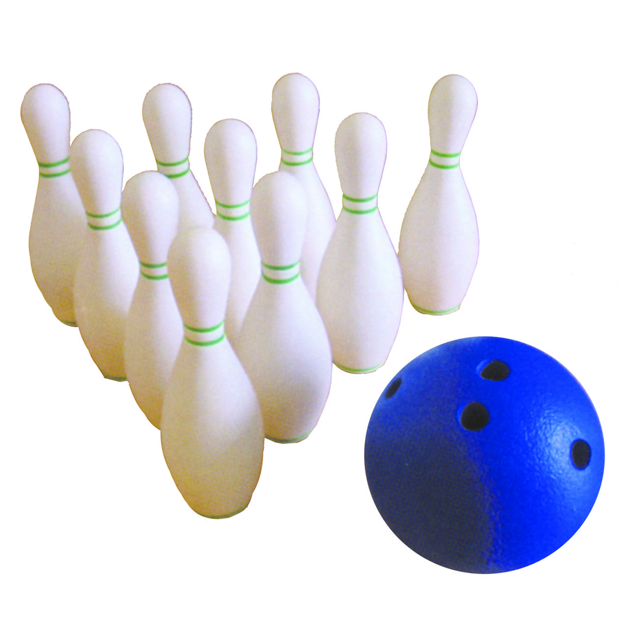 Softbowling Set, 10 käglor, 1 klot