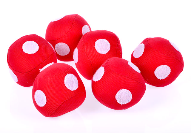 Bollar till Sticky Ball, röda