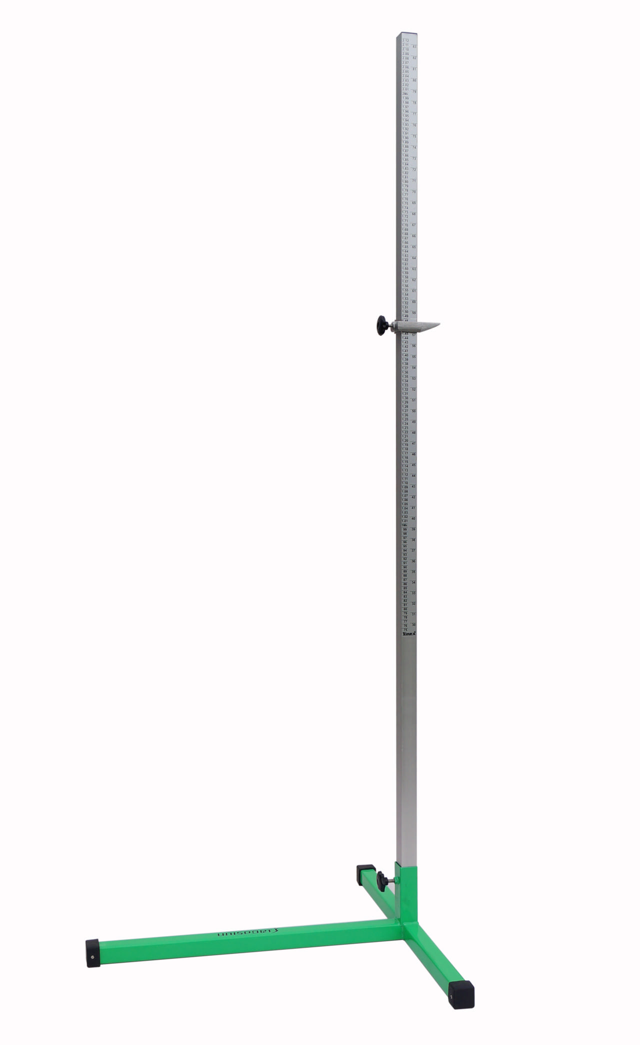 Korkeushyppyteline Unisport, korkeus 250 cm, alum. 