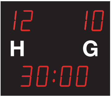 Resultattavle NHA4619, Outdoor, Fotball