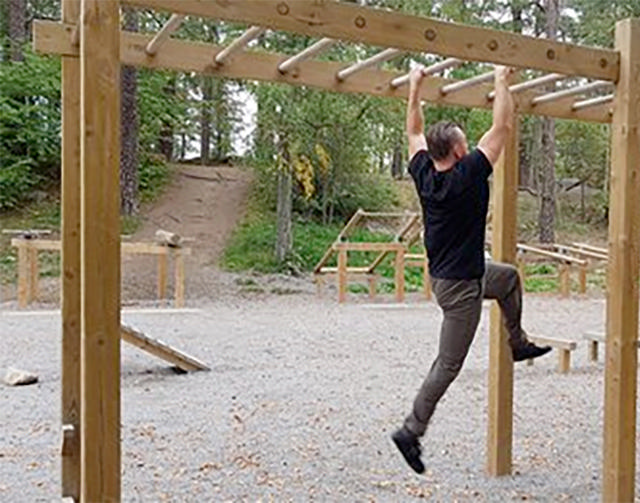 Armgång, gym