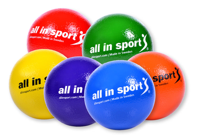 6-pk COG-ball Rainbow 160 mm