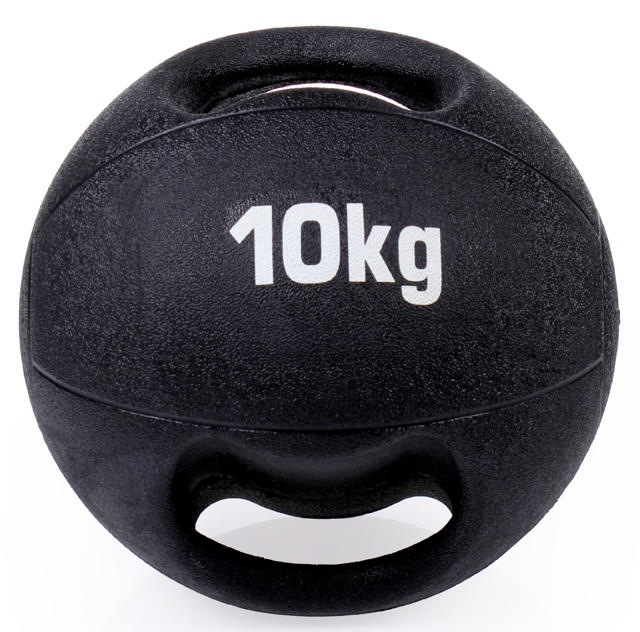 Medicinboll ALL IN SPORT Double grip, 10 kg