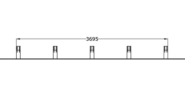 Häckar (2 x 5 st), hinderbana