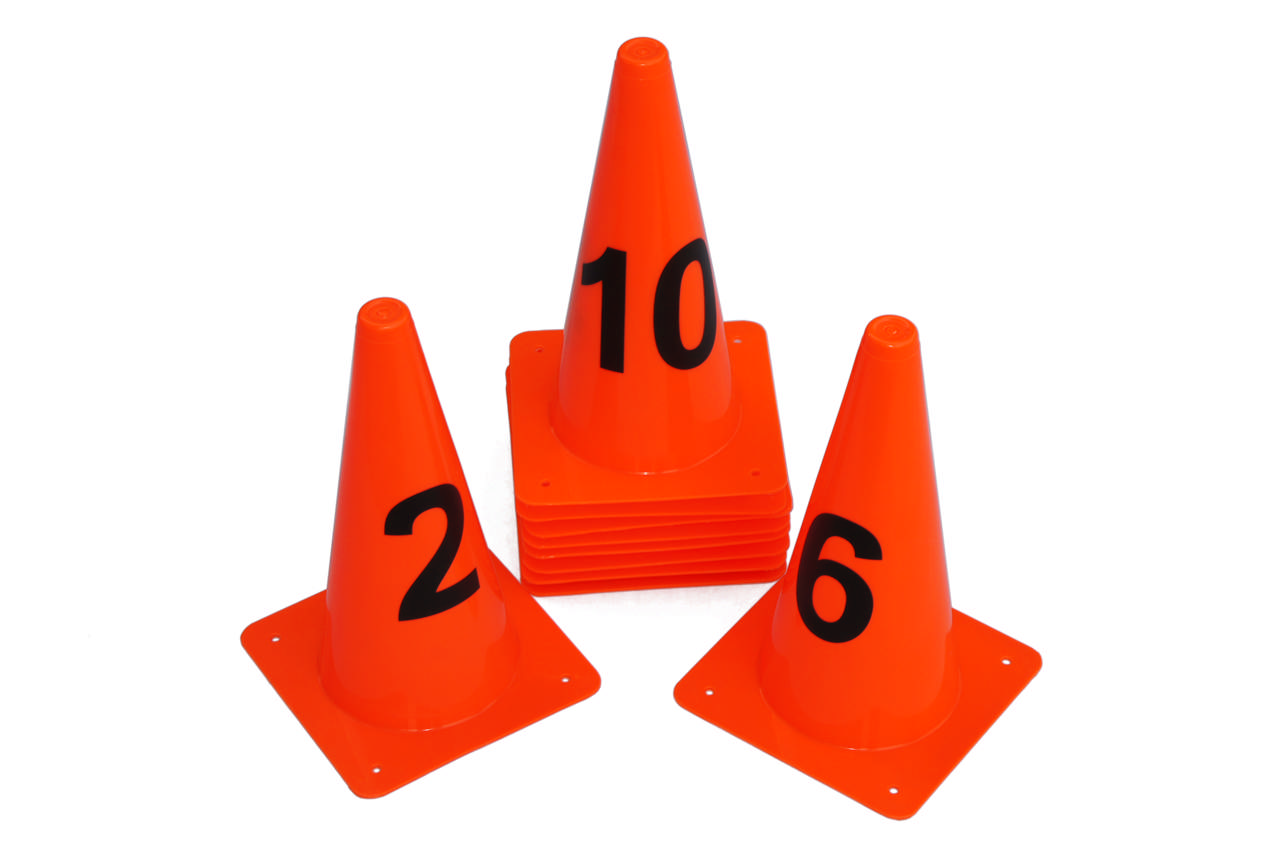 Koner med siffror, 1-10