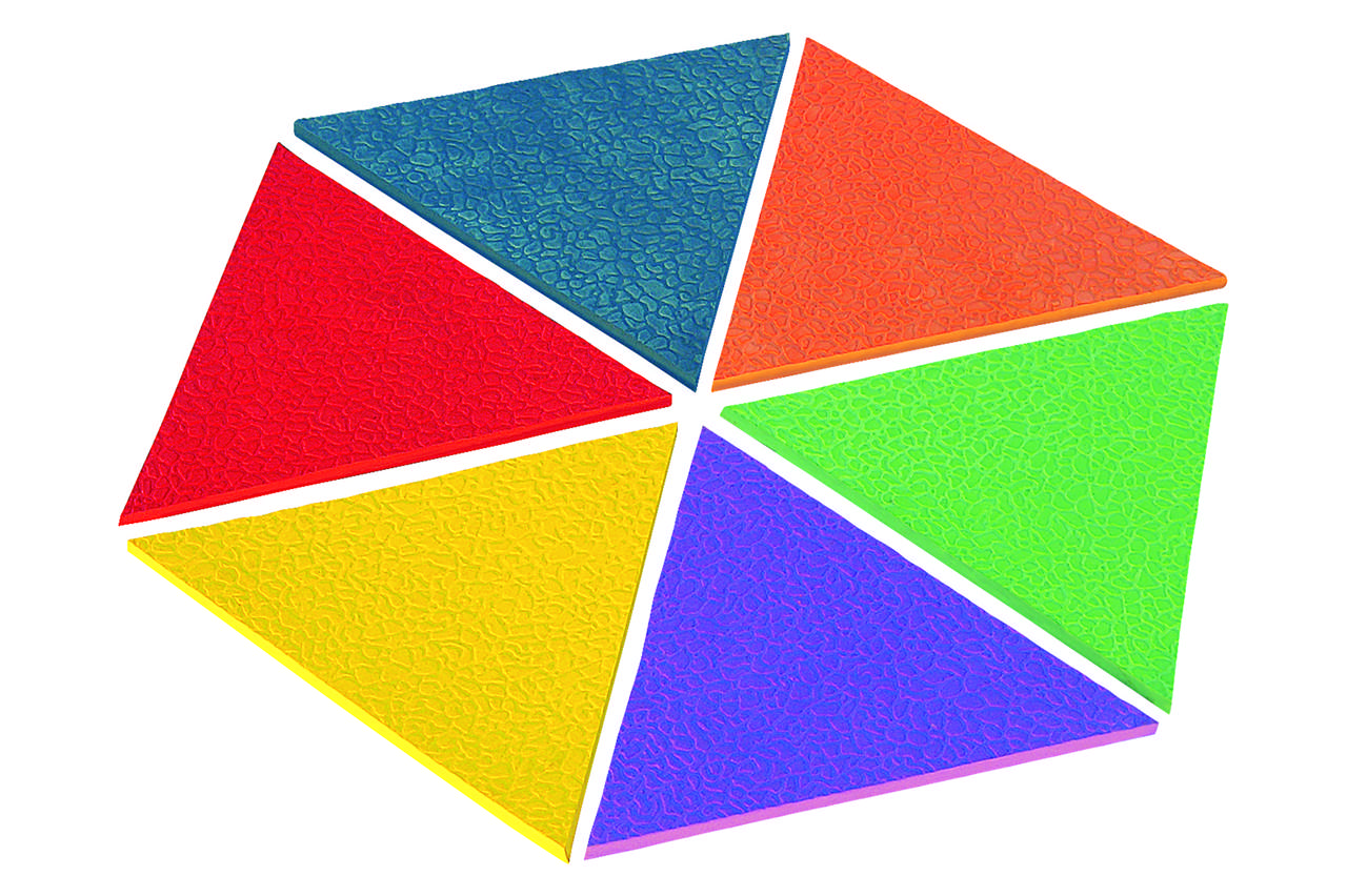 Triangel 6-p, golvmarkering