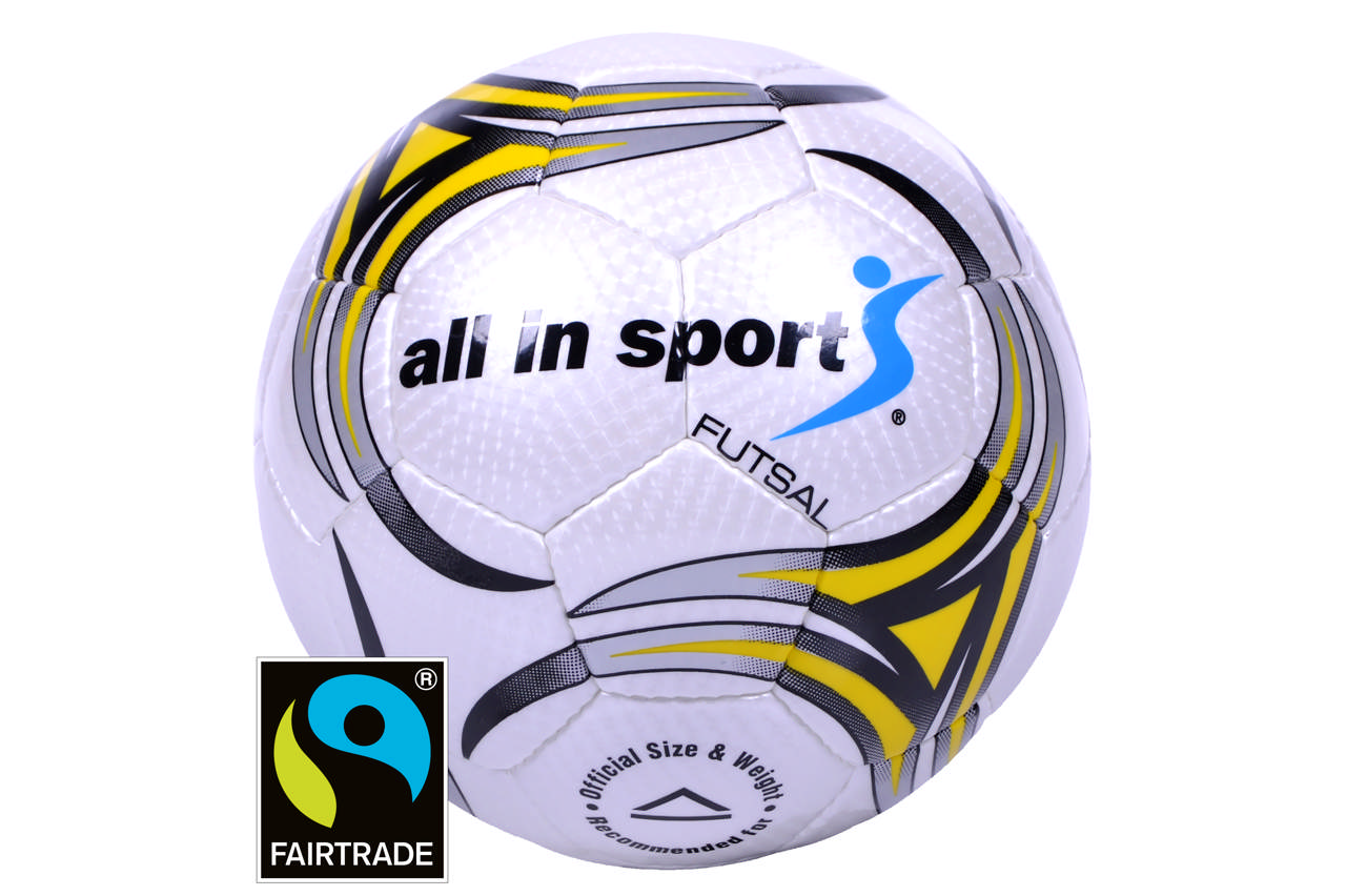 Futsalboll ALL IN SPORT Fairtrade, strl 4