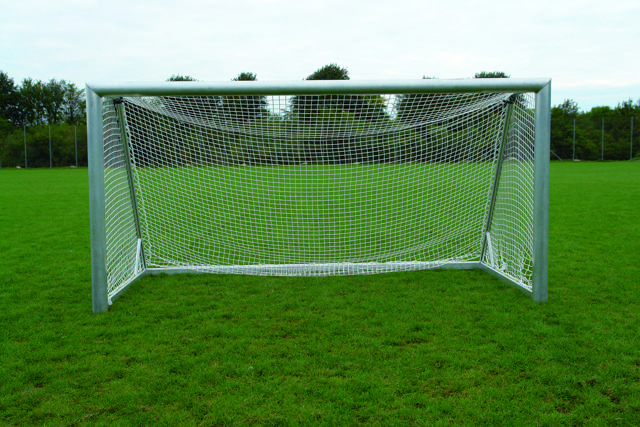 Fotbollsmålpaket UNISPORT Alu 3 x 1,5 m, inkl nät