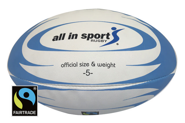 Rugbyboll ALL IN SPORT Fairtrade