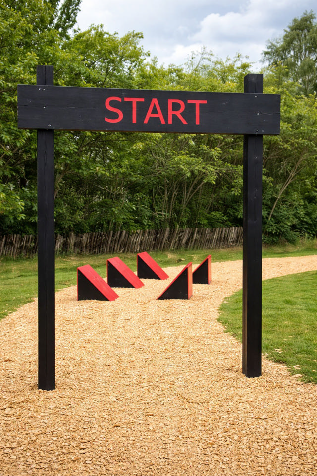 Ninja Startskylt
