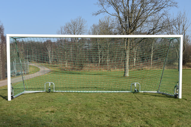 Football goal package UNISPORT Lift 6 x 2,2 m, incl net