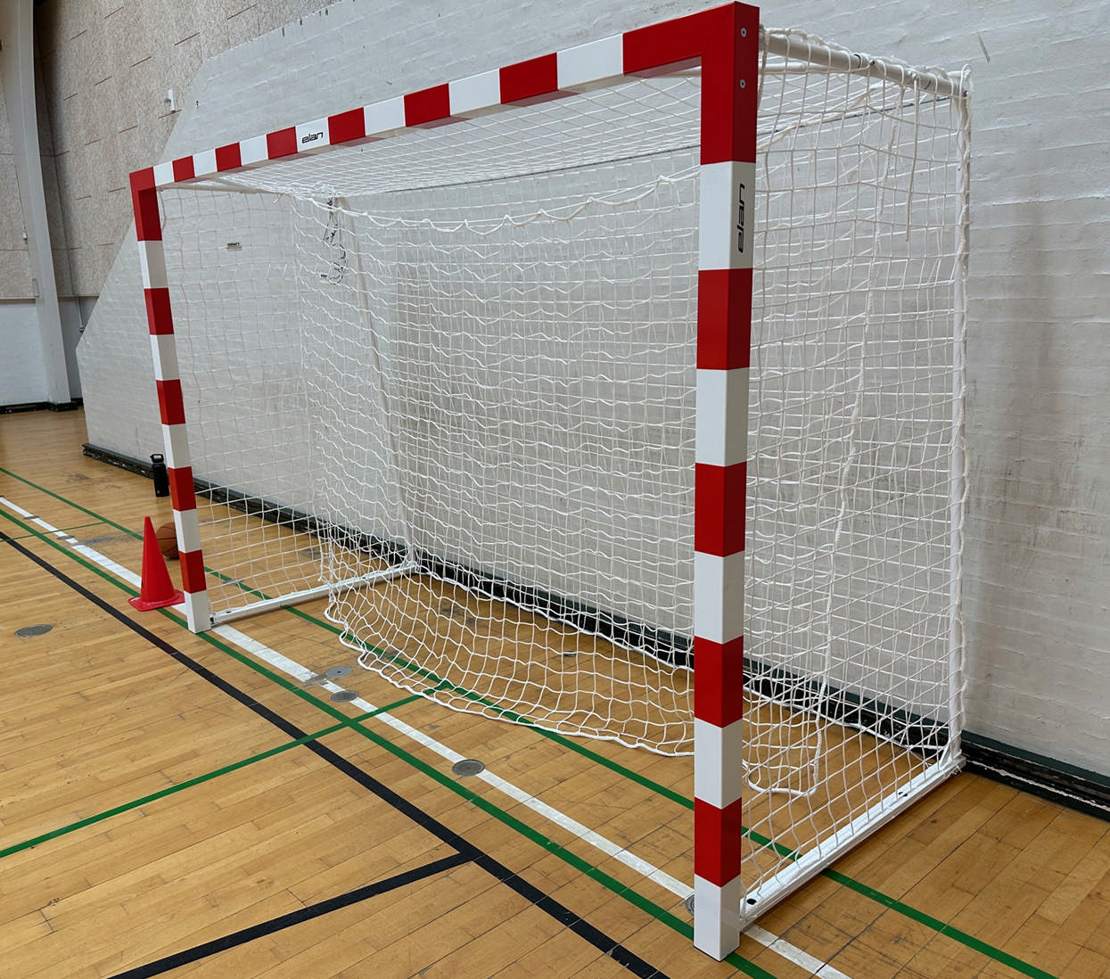 Handbollsmål UNISPORT aluminium, inklusive nät och droppnät