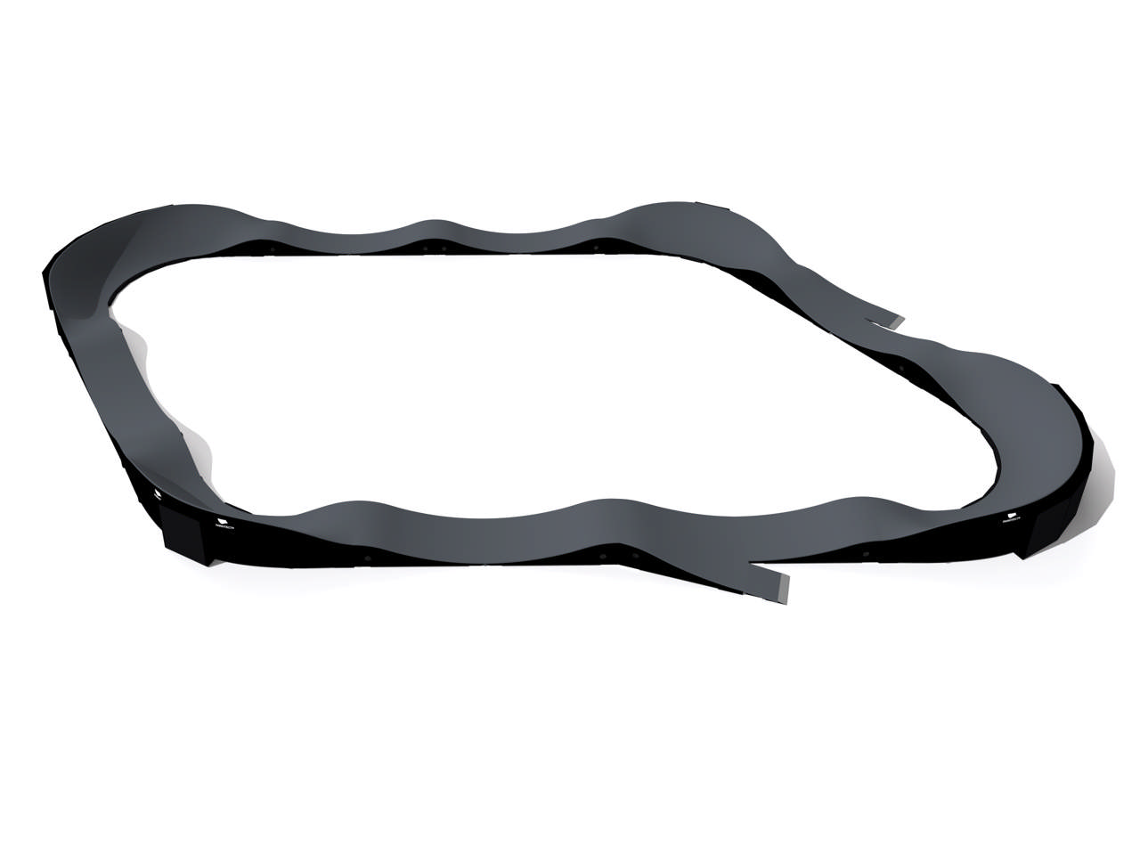 PumpTrack Classic Quadragon Komplett, incl city armour & entry/exit 