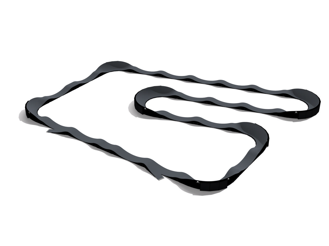 PumpTrack Classic Switchback Komplett, incl city armour & entry/exit 