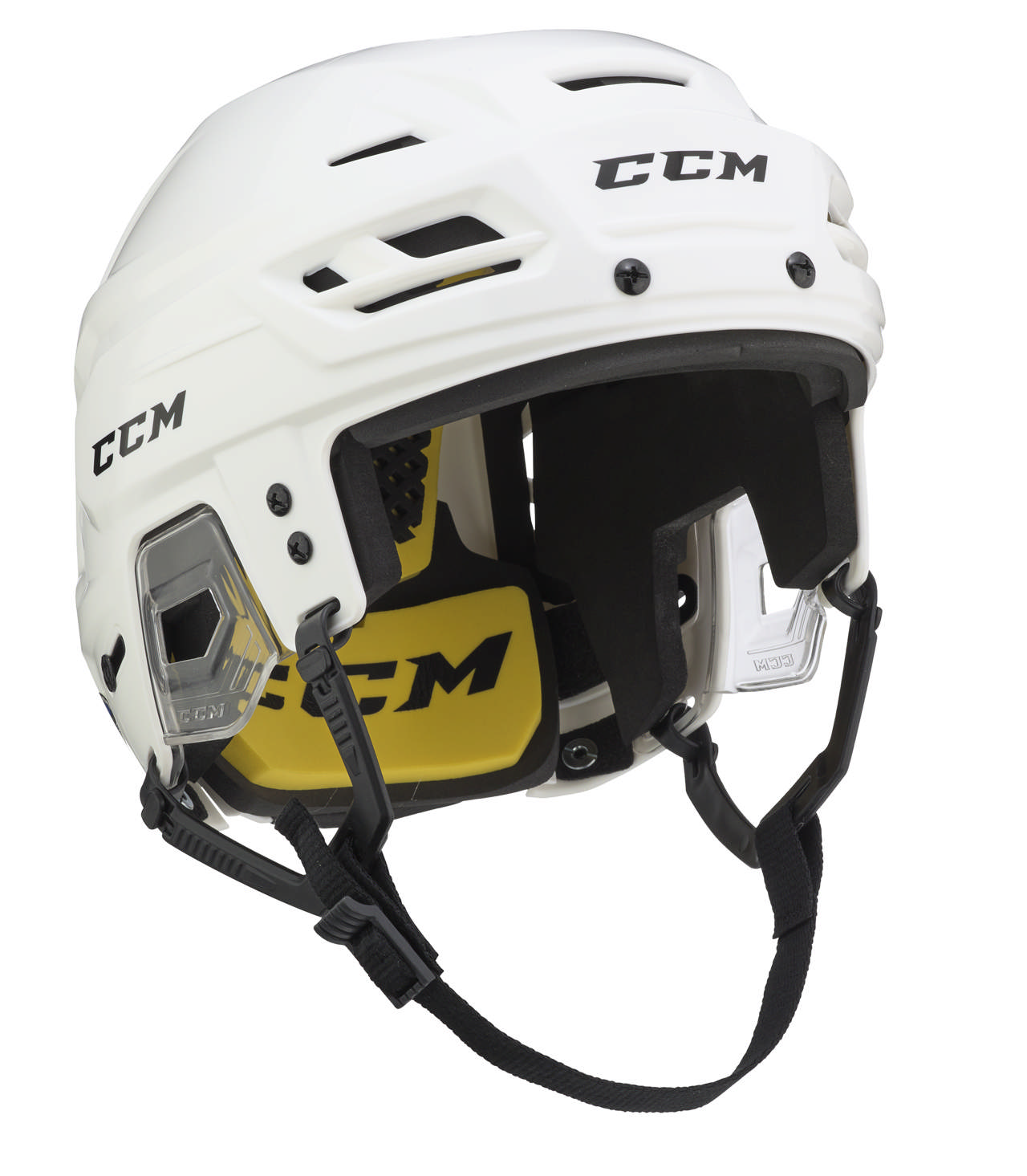 Ishockeyhjälm CCM Tacks 210 Junior, vit