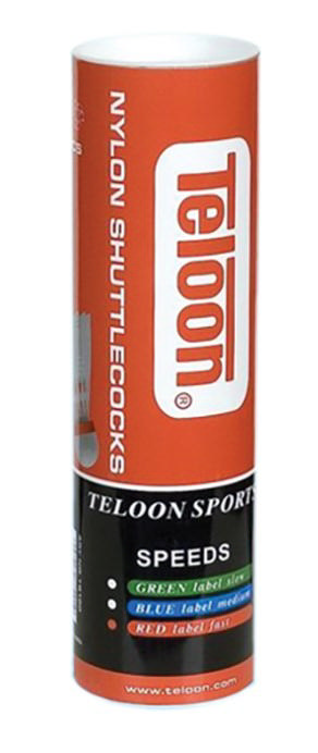 Sulkapallo Teloon T-100, 6-pakkaus