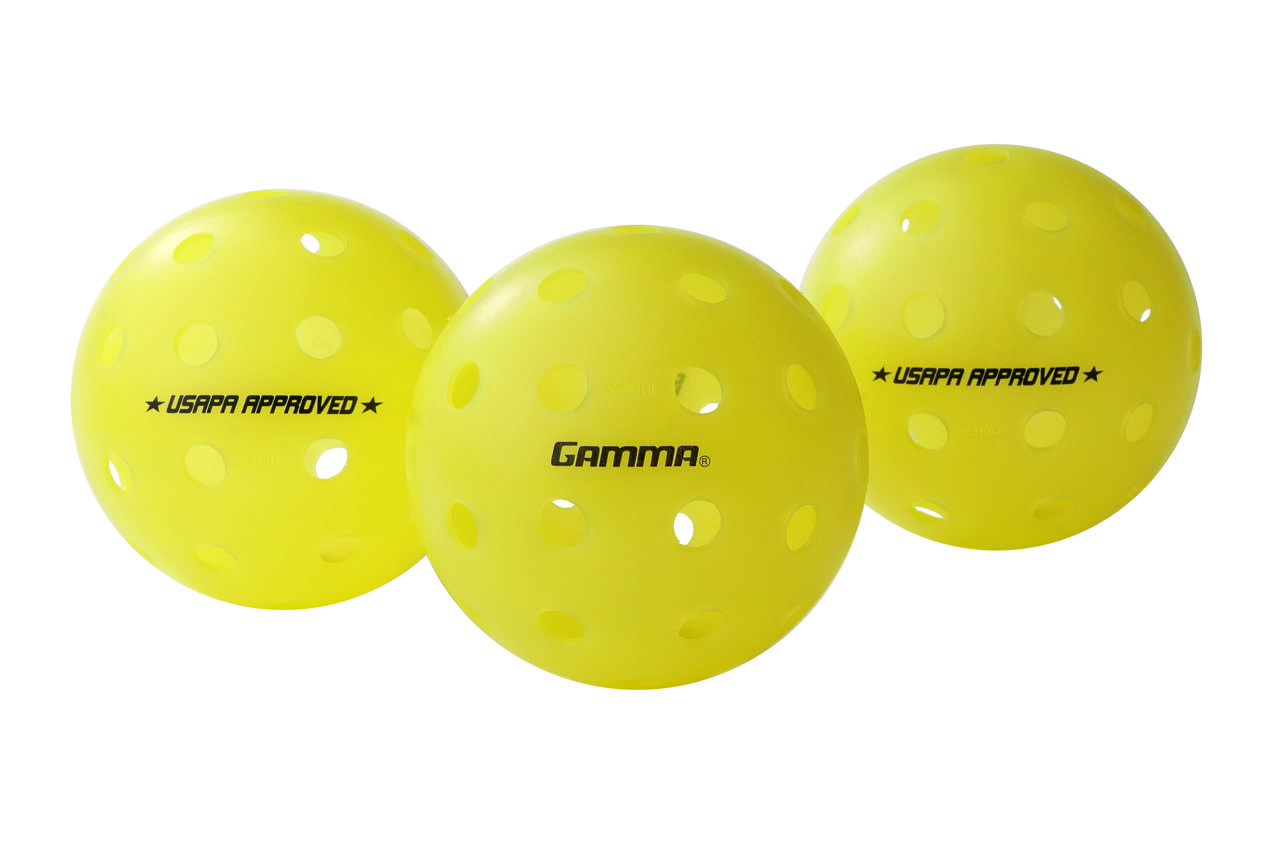 Pickleball-pallo Gamma Outdoor, 3-pakkaus