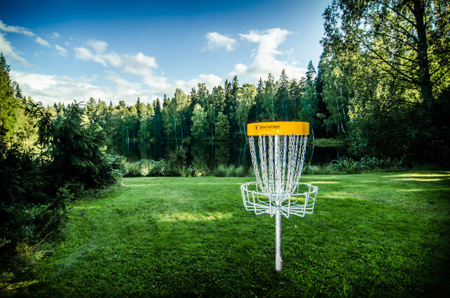 Discgolfkorg INNOVA Pro DisCatcher, Sten, pdga-godkänd, inkl fot för berggrund