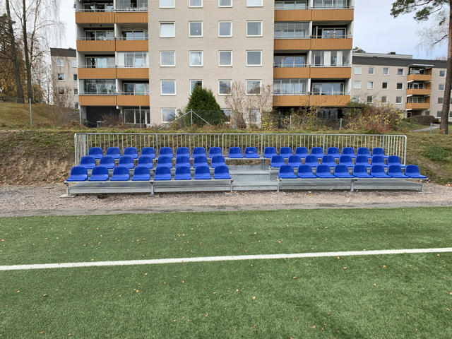 Mobil läktare för utomhusbruk