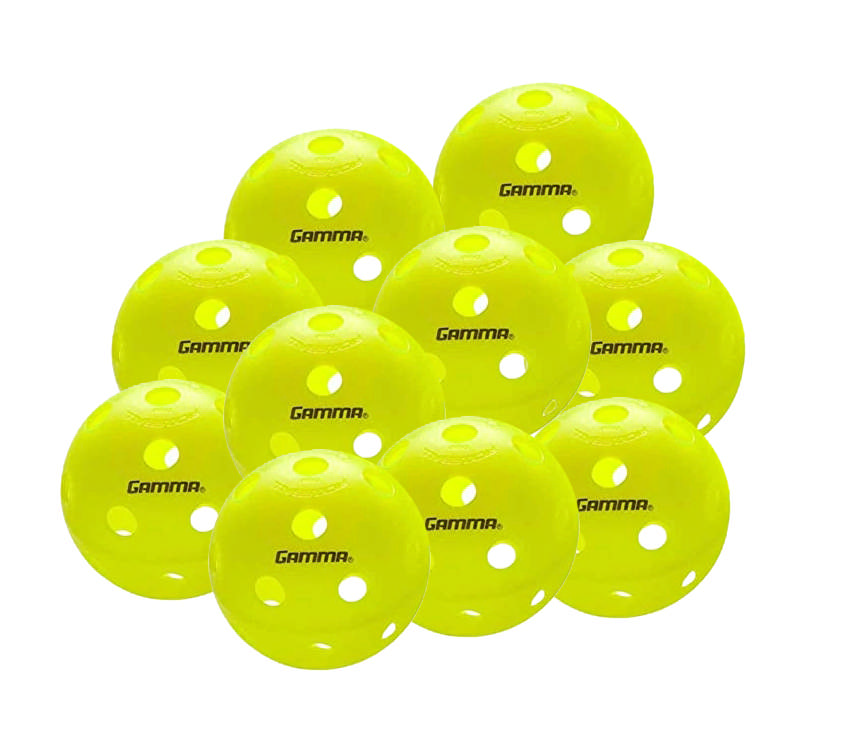 Pickleball-pallo GAMMA Photon Indoor, 10-pakkaus