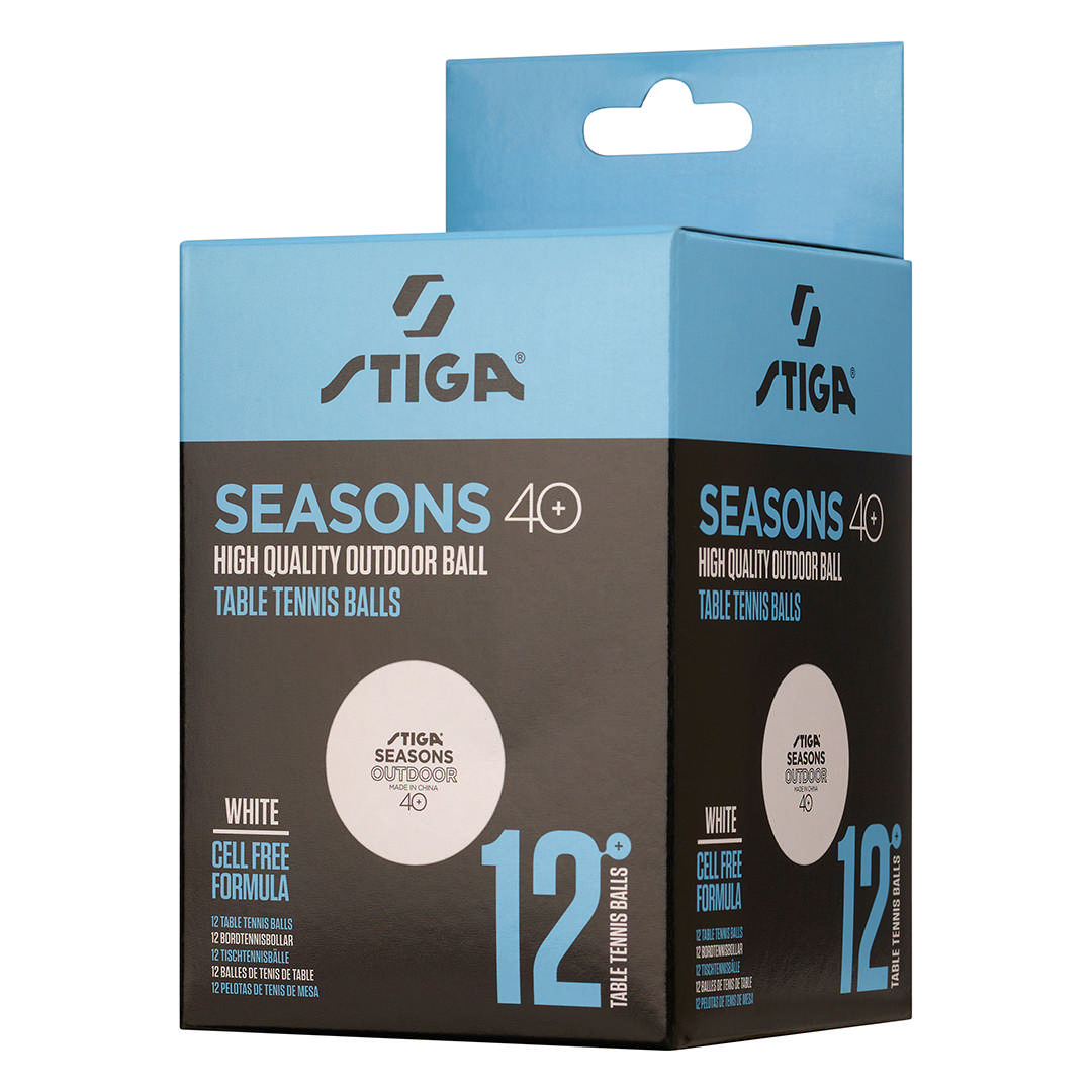 Pöytätennispallo STIGA Seasons Outdoor, 12-pakkaus
