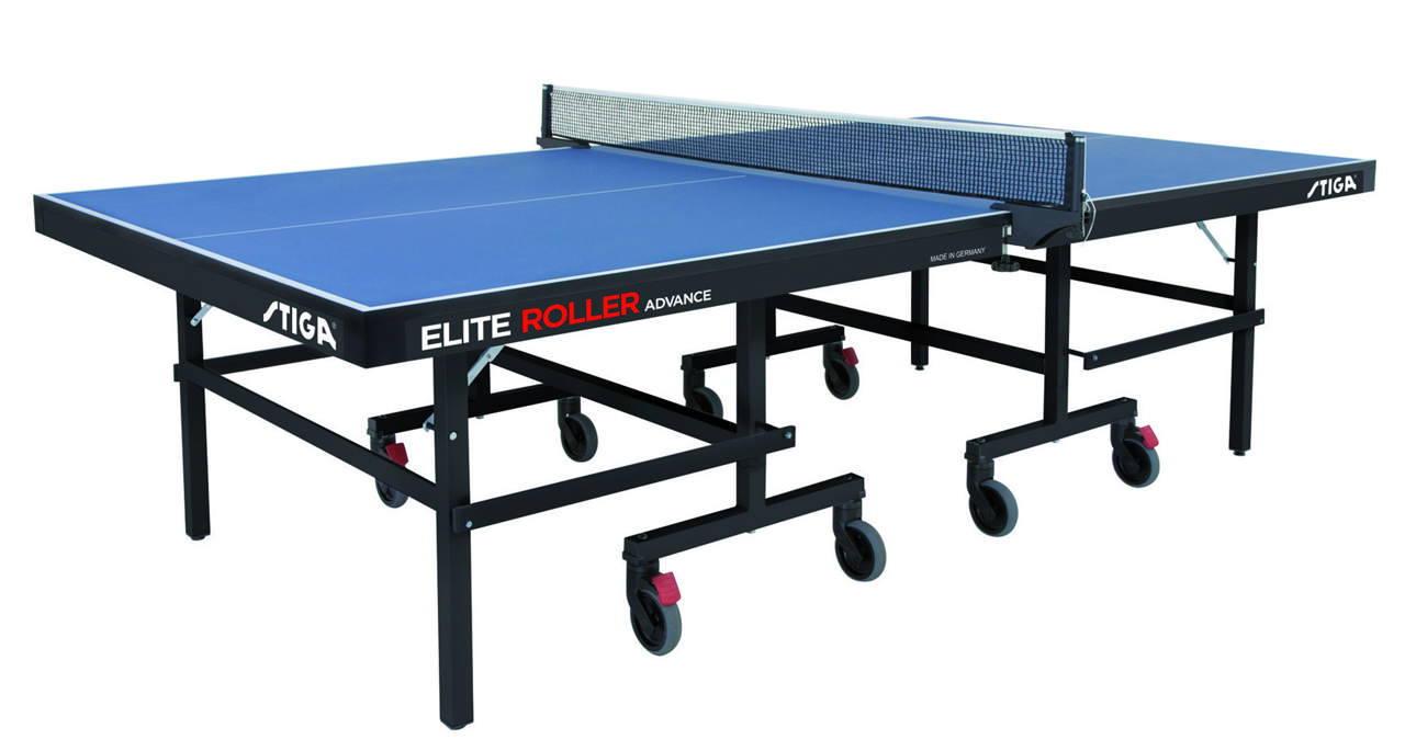 Pöytätennispöytä Stiga Elite Roller Advance, sis. verkkopylvässarjan
