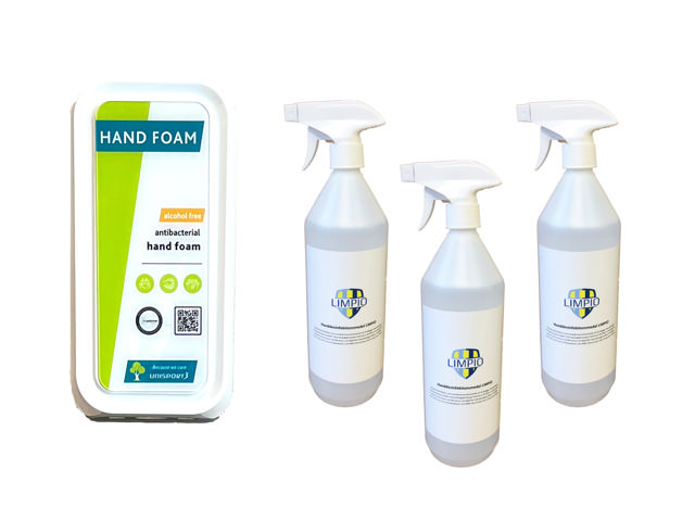 Automatisk handdispenser med handdesinfektionsmedel