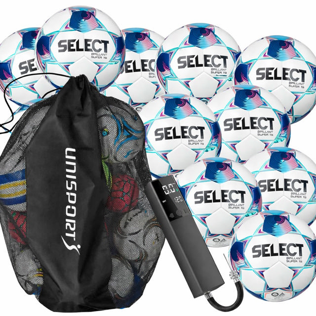 Fotbollspaket SELECT Brilliant Super, strl 5, 10-p, vit
