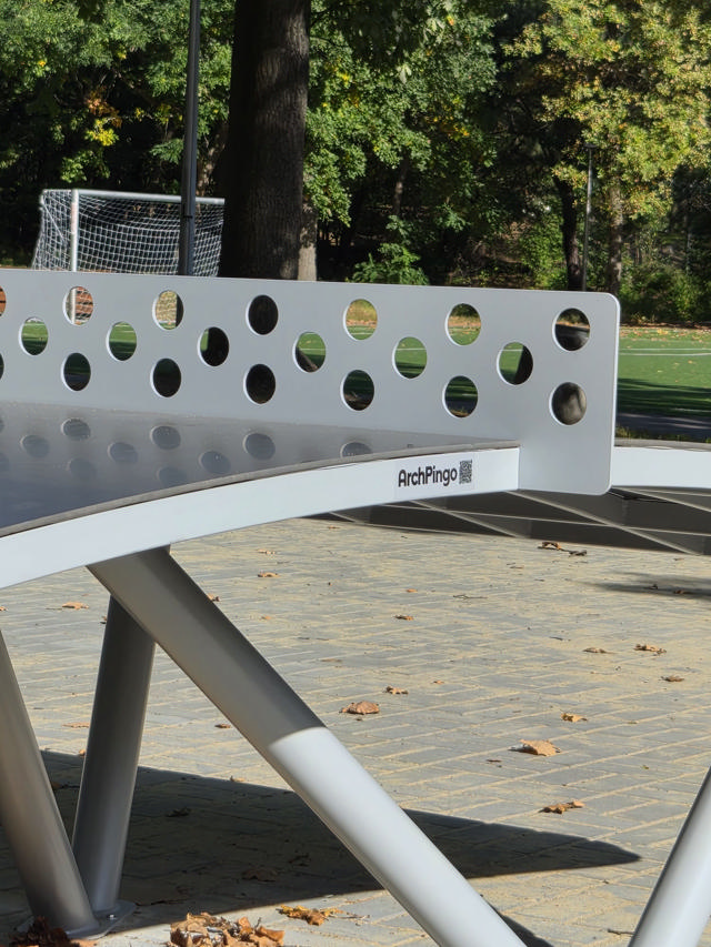 Multispelbord ARCHPINGO Outdoor, grå (RAL 9006)