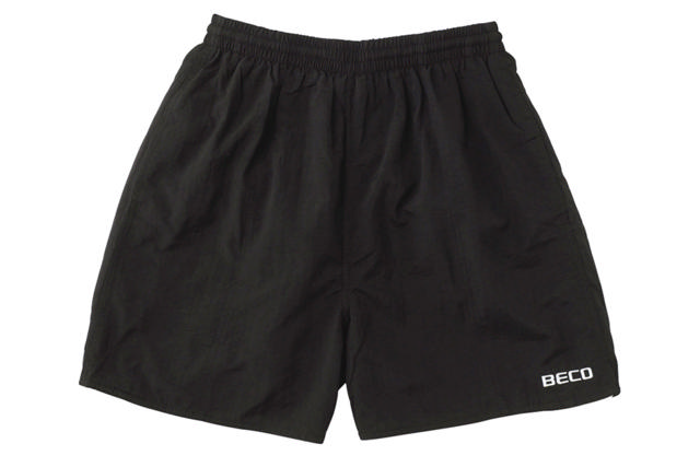 Badshorts - Pojke, Svart, Strl 128