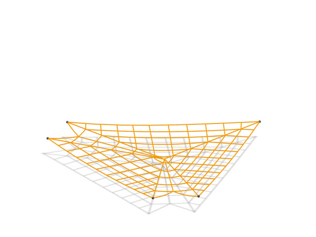 Uteaktivitet SAFARI-PARC Triangle Scramble Net