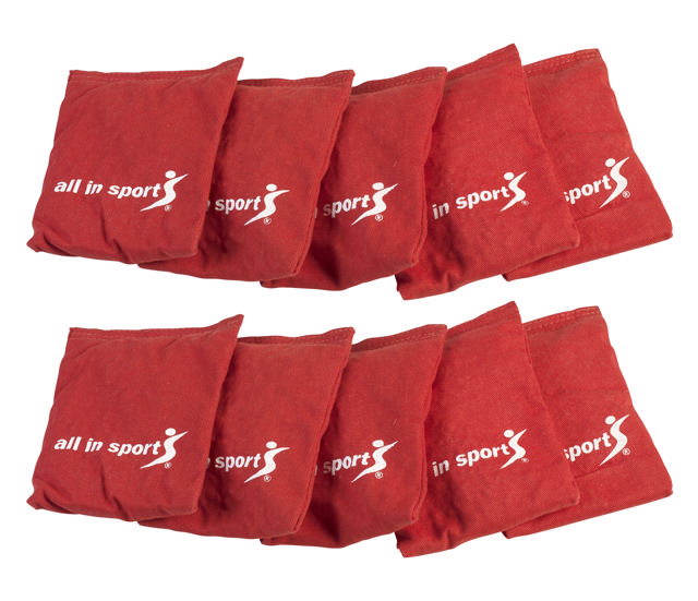Ärtpåsar, 10-pack, röda