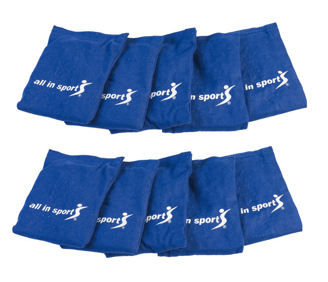Ärtpåsar, 10-pack, blåa