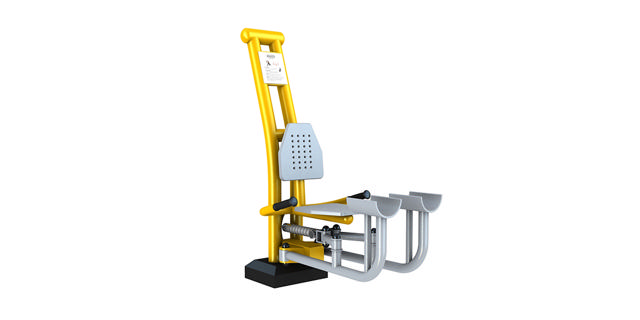 Utegym Piston Lårpress