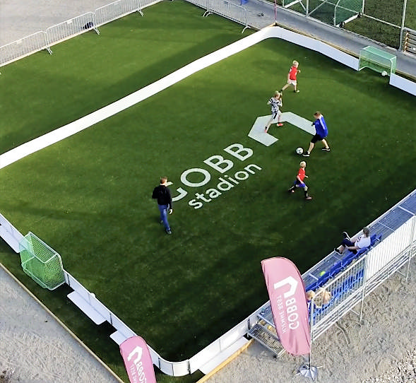 3X3 Bane, komplett med tralle