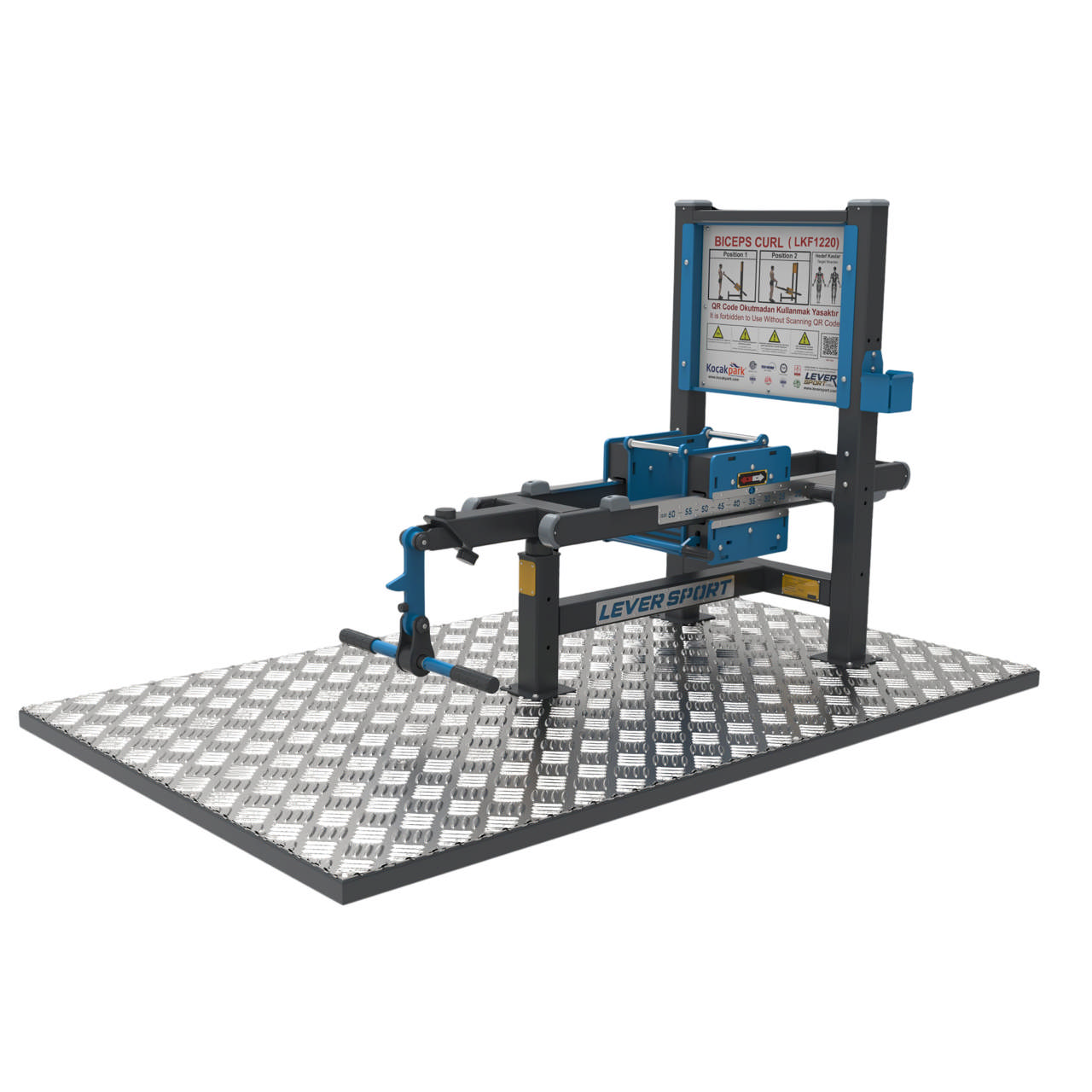 Plattform Utomhusgym Bar Dips Steg & Vrid (925332)