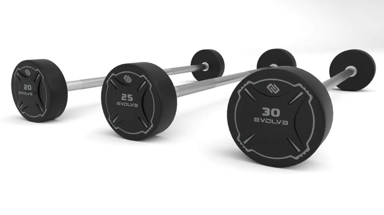 Kiinteä levytankosarja 10-55 kg Evolve CPU FB-US-10-55