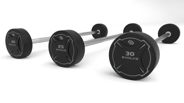 Kiinteä levytankosarja 10-55 kg Evolve CPU FB-US-10-55