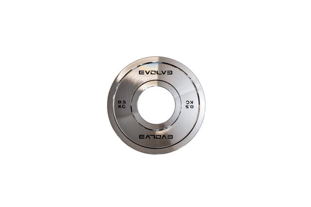 Teräslevypaino Evolve Powerlifting Steel Plate 0,5 kg